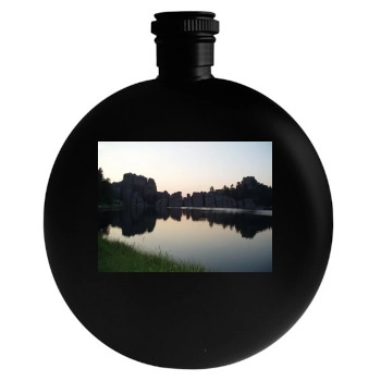 Lakes Round Flask