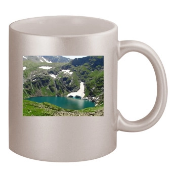 Lakes 11oz Metallic Silver Mug