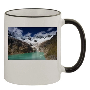 Lakes 11oz Colored Rim & Handle Mug