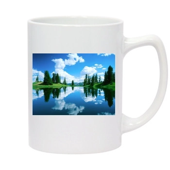 Lakes 14oz White Statesman Mug