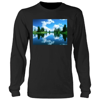 Lakes Men's Heavy Long Sleeve TShirt