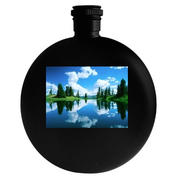 Lakes Round Flask