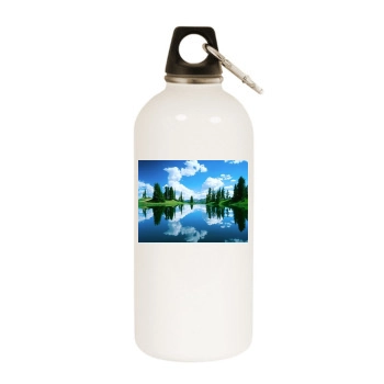 Lakes White Water Bottle With Carabiner