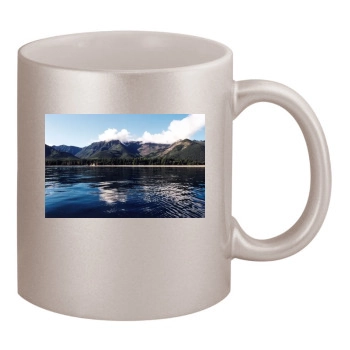 Lakes 11oz Metallic Silver Mug