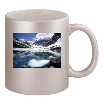 Lakes 11oz Metallic Silver Mug