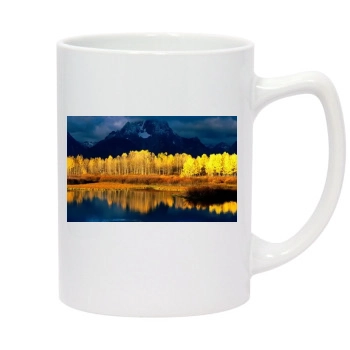 Lakes 14oz White Statesman Mug