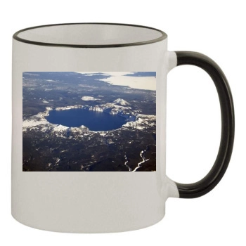 Lakes 11oz Colored Rim & Handle Mug