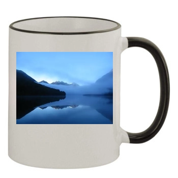 Lakes 11oz Colored Rim & Handle Mug