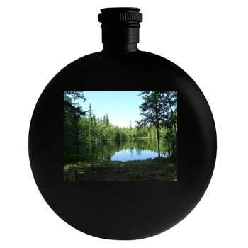 Lakes Round Flask