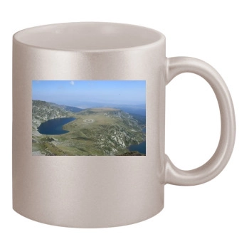 Lakes 11oz Metallic Silver Mug