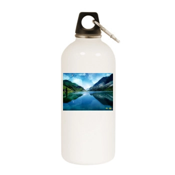 Lakes White Water Bottle With Carabiner