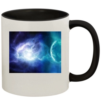 Sky 11oz Colored Inner & Handle Mug