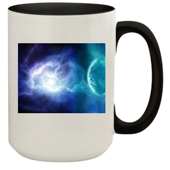 Sky 15oz Colored Inner & Handle Mug