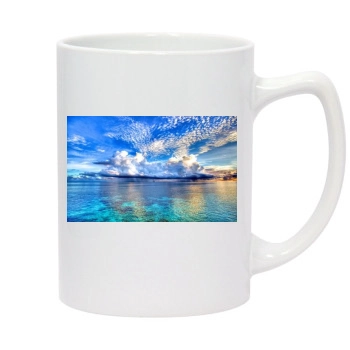 Sky 14oz White Statesman Mug