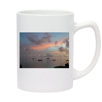 Sky 14oz White Statesman Mug