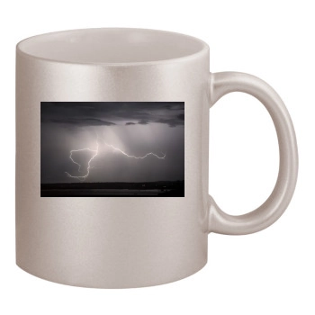 Sky 11oz Metallic Silver Mug