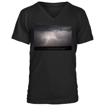 Sky Men's V-Neck T-Shirt