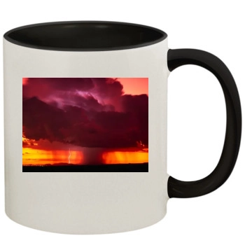 Sky 11oz Colored Inner & Handle Mug