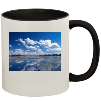 Sky 11oz Colored Inner & Handle Mug