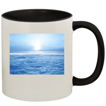 Sky 11oz Colored Inner & Handle Mug