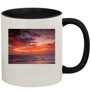 Sky 11oz Colored Inner & Handle Mug