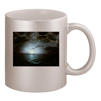 Sky 11oz Metallic Silver Mug