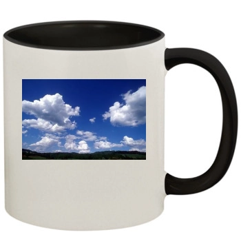 Sky 11oz Colored Inner & Handle Mug