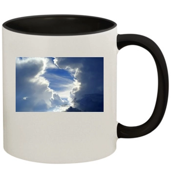 Sky 11oz Colored Inner & Handle Mug