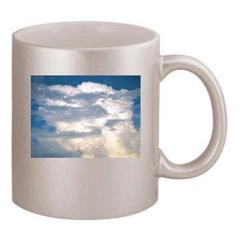 Sky 11oz Metallic Silver Mug