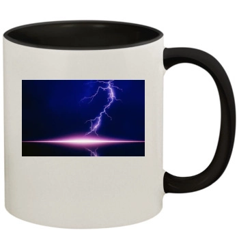 Sky 11oz Colored Inner & Handle Mug