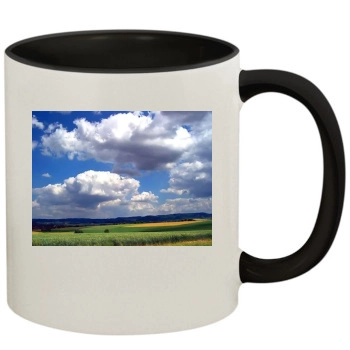 Sky 11oz Colored Inner & Handle Mug