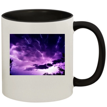 Sky 11oz Colored Inner & Handle Mug