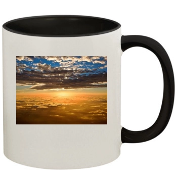 Sky 11oz Colored Inner & Handle Mug