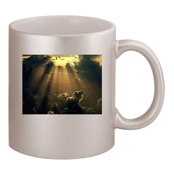 Sky 11oz Metallic Silver Mug