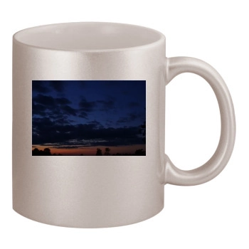 Sky 11oz Metallic Silver Mug