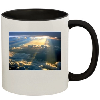 Sky 11oz Colored Inner & Handle Mug