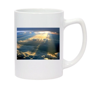 Sky 14oz White Statesman Mug