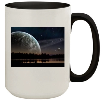 Sky 15oz Colored Inner & Handle Mug