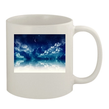 Sky 11oz White Mug