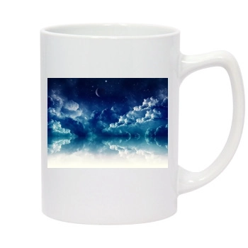 Sky 14oz White Statesman Mug