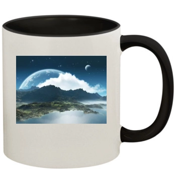 Sky 11oz Colored Inner & Handle Mug