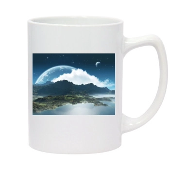 Sky 14oz White Statesman Mug