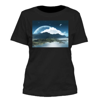 Sky Women's Cut T-Shirt