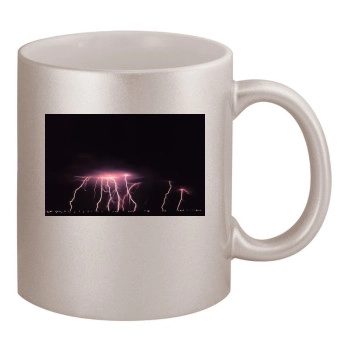 Sky 11oz Metallic Silver Mug