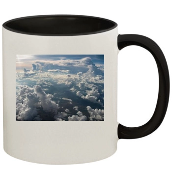 Sky 11oz Colored Inner & Handle Mug