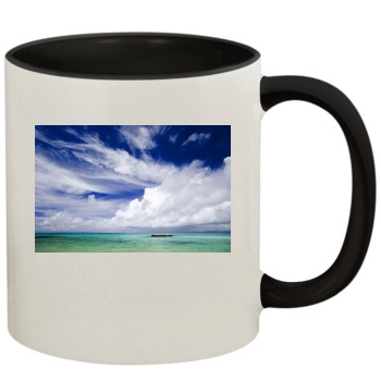 Sky 11oz Colored Inner & Handle Mug