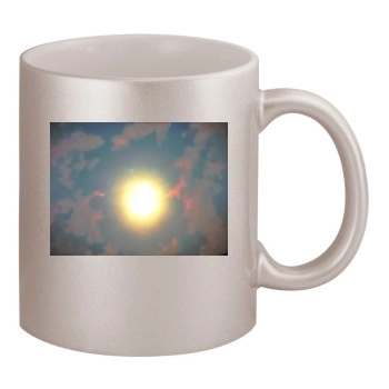 Sky 11oz Metallic Silver Mug