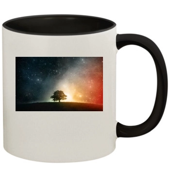 Sky 11oz Colored Inner & Handle Mug