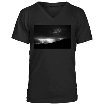 Sky Men's V-Neck T-Shirt