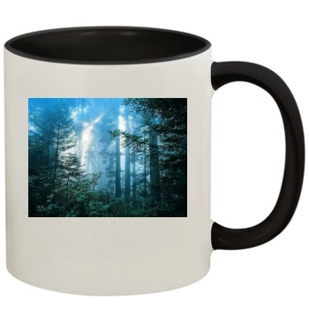 Forests 11oz Colored Inner & Handle Mug